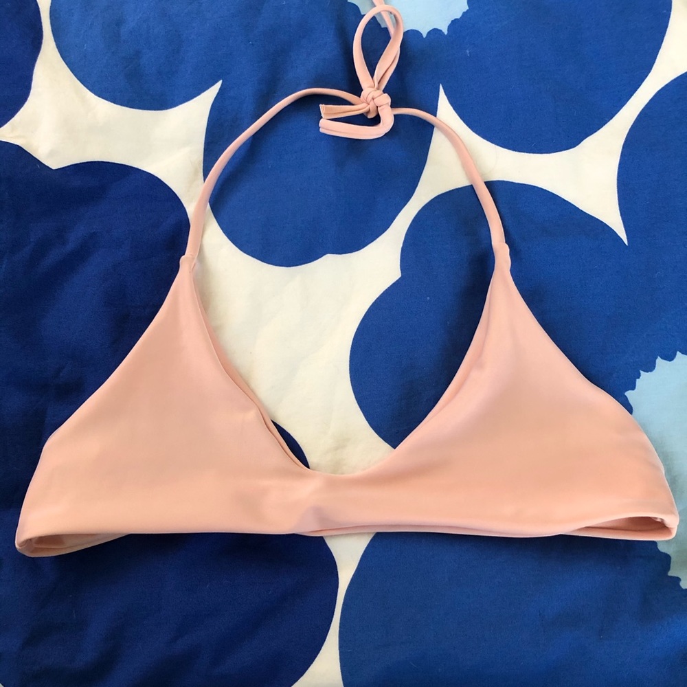 pink bikini top
